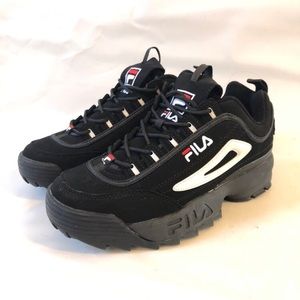 New Fila Disruptor Black Sneakers Mens 8